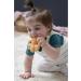 Kaloo Petit Calme Octopus Bite Ring - Natural Rubber Ergonomic & Soft 10 cm - Ideal for Babies from Birth - Orange (K970705) - Buy Online on GoSupps.com