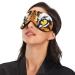 Haskirky Light Blocking Eye Mask - Adjustable for Men and Women - Ideal for Travel, Yoga, Meditation, Deep Sleep - Tiger Eye Mascot - Buy Online on GoSupps.com
