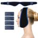 Wisdom Tooth Ice Pack Face Ice Pack for Jaw Head Hot and Cold Packs for Injuries Reusable Cold Compress with Strap for Wisdom Teeth TMJ Oral Pain Facial Surgery Pain Relief Blue