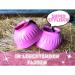 Hoof Bells for Horses & Ponies | Neon Pink Rubber Jumping Bells | Hoof Protection for Riding & Jumping | S-L Size - Buy Online on GoSupps.com