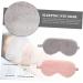 2 pi ces Masque de Nuit Satin et Peluche Cache Yeux Doux et Occultant pour Sommeil R parateur Confortable et pour Voyage Maison et H tel Orange et Gris - Buy Online on GoSupps.com