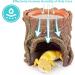 Reptile Hide Cave with Clay Water Bowl and Bearded Dragon Carrier Resin Moisture Keeping Reptile Hideout with Basin Humidifying Help Shedding for Reptile Amphibians Leopard Gecko(Hideout + Carrier) - Buy Online on GoSupps.com