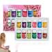Naqqios Aromatherapy Oils | Set of 12 Water-Soluble Aromatic Essences - Natural Water-Soluble Oils for Humidifiers 3 ml Long-Lasting Air Freshener for Bedrooms and