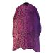 King Midas EmpireUnisex Hair Stylist Cape - Hair Cutting Cape with Adjustable Neck and Metal Snap Button - Water Proof Cape Purple/Pink