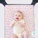 Peanutshell Fitted Pack n Play Mini Crib Sheets for Baby Girls | Pink Unicorn & Rainbow | 2 Pack Set - Buy Online on GoSupps.com