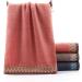 Cotton Leaf Embroidery Face Wash Hand Towel - Small Bath Towel in Cotton Yarn (Color E, 1pcs) - Buy Online on GoSupps.com
