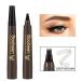 BOOBEES Microblading Eyebrow Pencil - Dark Brown Effortless Brows with Micro-Fork Tip Applicator | International Shipping Available - Buy Online on GoSupps.com