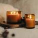 Cedarwood Nutmeg & Lavender Essential Oil Beeswax Candle | Bluecorn Beeswax Botanica | 8 oz Blown Glass Jar - International Shipping Available - Buy Online on GoSupps.com