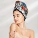 Hair Towel Wrap - Quick Drying Hair Turban with Button | Best Hair Drying Towel for All Hair Types | International Shipping Available - Buy Online on GoSupps.com