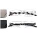 Hubeye 2-pack frameworkless reading glasses light and convenient anti-blue light reading aid for women men with glasses holster +1.50 2 pairs of mixed colors (1030-5) 1.5 Dioptria