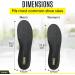 STABLBODY Thick Memory Foam Insoles for Men - Plantar Fasciitis Relief & Arch Support - Full-Length Cushions, Shock Absorbing - 1 Pair Men's 8-13 - Buy Online on GoSupps.com