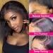10 Inch 13x4 Bob Wig - 100% Human Hair, Pre Plucked, Glueless Lace Frontal Wig for Black Women - Natural Color, 180% Density - Buy Online on GoSupps.com
