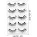 5 Pair Fake Lashes Artificial Lashes Eyelashes Natural Style - Buy Online on GoSupps.com