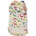 Sphynx Hairless Cat Summer Cotton T-Shirt for Cats & Small Dogs - Sleeveless Dinosaur Design - Buy Online on GoSupps.com