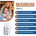 Natural Mushroom Supplement for Focus Mood and Brain Booster Support | Nootropic & Immune Support | 60 Veggie Capsules - USA Made - Buy Online on GoSupps.com