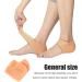 4-Piece Silicone Heel Protection Pads for Pain Relief | Gel Heel Socks for Men & Women - Cracked Heel Solution - Buy Online on GoSupps.com