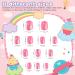 Colorful Press on Nails for Kids - 192PCS Unicorn & Flamingo Designs | Perfect Gift for Girls Aged 7-12 - Buy Online on GoSupps.com