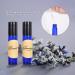 28 Pack Cobalt Blue Glass Roll On Bottles for Essential Oils | 10ml with Stainless Steel Balls | Includes Funnels Syringes & Stickers - Ideal for Fragrance & DIY Blends - Buy Online on GoSupps.com