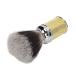 Premium Beard Foam Brush - Curved Handle Synthetic Dirt Removal for Salon & Home Use - GOLD - Buy Online on GoSupps.com