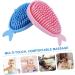 Hohopeti 2pcs Silicone Shampoo Brush Set for Newborns - Baby Hair Scalp Massager & Bath Brush - Perfect Registry Gift for Infants - Buy Online on GoSupps.com