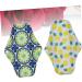 Reusable Cotton Menstrual Pads - 2pcs Women's Briefs with Washable Cloth Nursing Mat - Eco-Friendly Menstrual Napkin Set - Buy Online on GoSupps.com