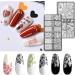 Mobray Nail Stamping Gel Polish Kit - 6 Colors 8ml UV LED Art Set with Stamper, Scraper, Templates - Black Red Yellow - Buy Online on GoSupps.com