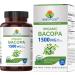 Brieofood Organic Bacopa 1500mg 45 Servings Vegetarian Gluten Free 90 Vegetarian Tablets 90 Count (Pack of 1)
