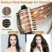 Hair Blow Dryer Brush Set - Detachable Negative Ion Styler Kit for Volume & Curls - Hot Air Brush for Women with Middle to Long Hair - Black - Buy Online on GoSupps.com