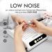 L'UGX Rechargeable Nail Dust Collector with 2 Filters - Professional 70W Extractor for Acrylic Nails - Ideal for Home Salon - Low Noise - White - Buy Online on GoSupps.com