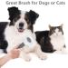 Pet Grooming Brush for Dogs and Cats | Shedding and Tangled Hair Removal Tool with Cleaning Button and Massage Feature | Long and Short Hair | Grey Color - Buy Online on GoSupps.com