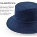 XIAOHAWANG Baby Boy Sun Hat - Toddler Dinosaur Bucket Hat for Beach - Navy, 1-2 Years - Buy Online on GoSupps.com