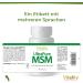 Ultra Pure MSM Capsules 1000 mg - 180 Count | High Dose Methylsulfonylmethane | Additive-Free by Vitality Nutritional - VitaminExpress - Buy Online on GoSupps.com