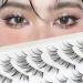 Anime Lashes With Clear Band Lashes Natural Look 13mm Wispy Anime Eyelashes 10 Pairs False Lashes Japanese Korean Asian Natural Lashes by Obeyalash - Buy Online on GoSupps.com