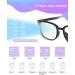 NOVIVON 6 Pack Mix 2.5x Blue Light Blocking Reading Glasses for Women Men - Lightweight Anti Eyestrain Computer Readers with Spring Hinge - Buy Online on GoSupps.com