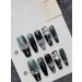 KEMKEY Handmade Wear Nails Dark Dark Green Vintage Sense Of Nail Long(Large) 1 count (Pack of 1) - Buy Online on GoSupps.com