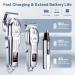 KIKIDO Hair Clippers Professional Cordless for Men Trimmer Beard Kits Men's Grooming Set with LCD Display Electric Shavers Razor for Barber Grooming Family Home (Sliver-3) - Buy Online on GoSupps.com