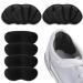 4 Pairs Heel Grips Inserts Mesh Adhesive Heel Cushion Pads for Boots Loose Shoes Too Big Anti Blister Shoe Liners Heel Protectors Improve Shoe Fit Reusable Heel Guards Liners for Women Men