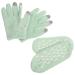 FOMIYES 1 Set Gel Gloves Foot Socks for Dry Cracked Feet Moisturizing Socks for Cracked Feet Women Socks for Women Moisturizing Foot Moisturizing Socks Hand Australia Yarn