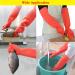 YIOIY Waterproof Kitchen Cleaning Gloves - Oil-Resistant Rubber Glove (Red, Medium) - Buy Online on GoSupps.com