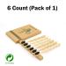 Organic Bamboo Toothbrushes - Vegan, Biodegradable, Eco-Friendly (Pack of 6) - Buy Online on GoSupps.com