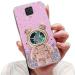Tivenfezk Nadoli for Xiaomi Redmi Note 9 Pro Treisand B r Astronaut Hidden Stand Shell caricature glitter astronaut stand soft silicone bling mobile phone case.