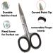 YSCARE Stainless Steel Cuticle Nail Scissors for Manicure and Pedicure - Silver - Buy Online on GoSupps.com