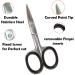KINZIO Cuticle Nail Scissors Curved Blade Stainless Steel Beauty Scissors for Manicure Pedicure Grooming Finger & Toe Nail Eyebrows Nose Beard Hair Trimming - Buy Online on GoSupps.com
