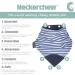 Cheeky Chompers Neckerchew and Neckerbib Bundle - Teething Bibs for Toddlers and Babies - Bandana Style - Baby Bib Gift Set - 4 Dribble Bibs - Preppy Stripes & Baby Dino - Buy Online on GoSupps.com