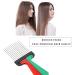 Metal Hair Pick Pick Comb Portable Hair Salon Pick Comb Hairdressing Detangle Hair Pick Styling Tool Accessory - Buy Online on GoSupps.com