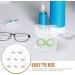 Healvian 8PCS Portable Contact Lens Case Kit - Travel-Friendly with Tweezers & Remover Bottle for Daily Use - Buy Online on GoSupps.com