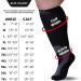 Mojo Wide Calf Compression Socks - 4X-Large Black (20-30mmHg) - Buy Online on GoSupps.com