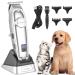 Ufree Professional Dog Clippers for Grooming, Rechargeable Dog Shaver Clippers, Low Noise Dog Grooming Clippers with LED Display,Electric Hair Clippers Set for Dogs Cats Pets