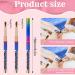 2pcs Nail Art Clean Up Brushes - Round & Angled Head Acrylic Nail Brush Pen for Women - Painting Tools for Nail Art Design & Polish Mistake Cleaning - Buy Online on GoSupps.com