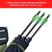 Samick Sports Archery Arrow Quiver - Adjustable Waist Hanged Quiver - 3 Arrow Tubes - Green, Right-Handed - Buy Online on GoSupps.com